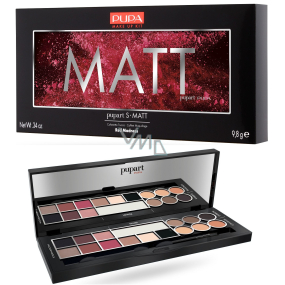 Pupa Pupart With Matt Makeup Eye Makeup Cartridge 001 Red Madness 9.8 g