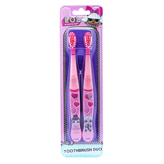 LOL Surprise! toothbrush for children 6+ 2 pieces