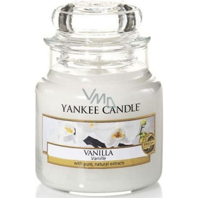 Yankee Candle Vanilla - Vanilla scented candle Classic small glass 104 g