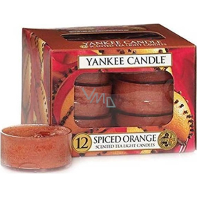 Yankee Candle Spiced Orange - Orange with a pinch of spice scented tealight 12 x 9.8 g