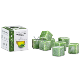 Cossack Green tea natural fragrant wax for aroma lamps and interiors 8 cubes 30 g