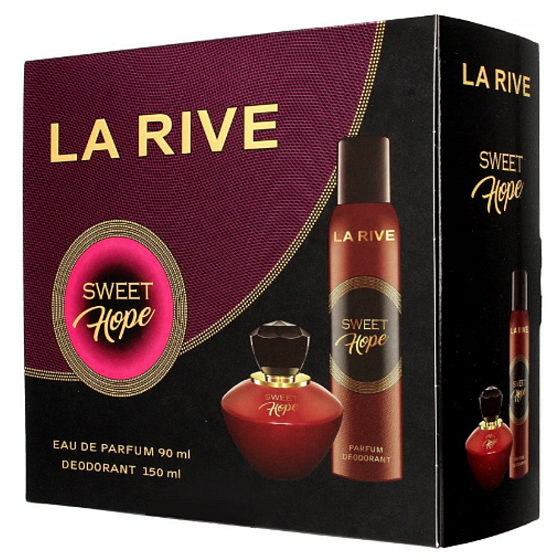 La Rive Sweet Hope perfumed water for women 90 ml + deodorant spray 150 ml, gift set