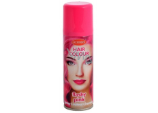 Washable colored hairspray Pink 125 ml spray