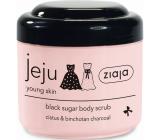 Ziaja Jeju Black Sugar Body Scrub with Anti-inflammatory and Antibacterial Effects 200 ml