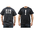 Bohemia Gifts Original T-shirt with reflective print Attention, I'm leaving the pub! size XXL