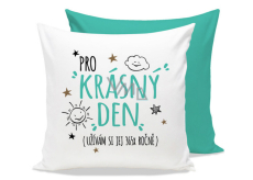 Nekupto Gift Centre Pillow with dedication For a beautiful day 30 x 30 cm