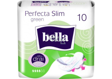 Bella Perfecta Slim Green ultra-thin sanitary napkins with wings 10 pieces