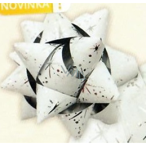 Nekupto Starfish medium luxury white with silver details HV 216 02