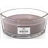 WoodWick Black Amber & Citrus - Black amber and citrus scented candle with wooden wide wick and glass ship lid 453 g