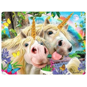 Prime3D postcard - Unicorn Selfie 16 x 12 cm