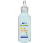 Amos Paints for glass with confetti 3. Blue 22 ml