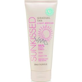 Sunkissed Gradual Tan self-tanning milk for gradual light tan Light Medium 200 ml