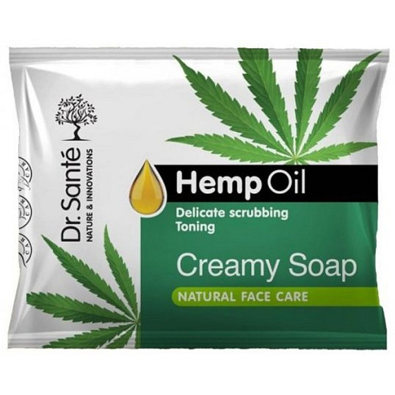Dr. Santé Cannabis cream toilet soap with hemp oil 100 g