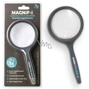 If Magnif-i Large Dual Focus Magnifier magnifier with 2x magnification and 4x inset lens for extra detail 70 mm