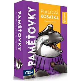 Albi Mozkovna Memory cards card game to practice memory Purple Killer Whale