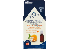 Glade Aromatherapy Cool Mist Diffuser Pure Happiness Orange + Neroli essential oil refill 17,4 ml