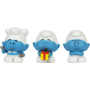 Smurfs playset with 3 different types of figures, recommended age 4+