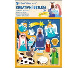 Christmas foam stickers creative nativity 21 x 26 cm