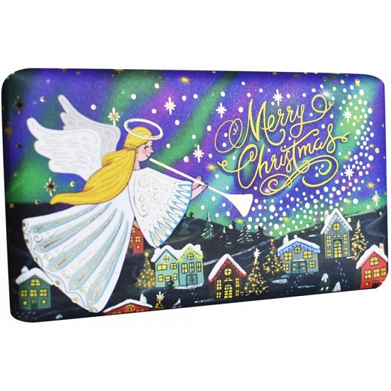 English Soap Angel - Blueberry, Vanilla & Moses Christmas natural perfumed toilet soap with shea butter 190 g