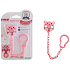 Baby Farlin Pacifier Clip Pacifier Chain Mouse Pink for babies 0+ months