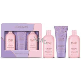 Baylis & Harding Jojoba and Vanilla shower gel 300 ml + shower cream 300 ml + body lotion 200 ml, cosmetic set for women