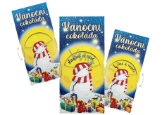 Bohemia Gifts Christmas interactive chocolate with wishes Snowman 100 g