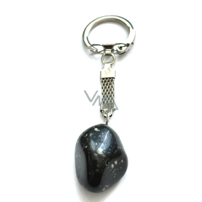 Jasper Ocean Troml pendant keychain natural stone, approx. 10 cm
