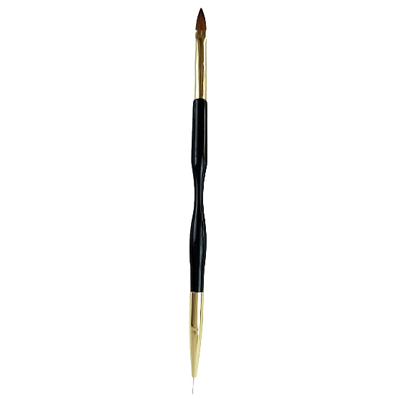 Cosmetic nail brush for acrylic + decorating 19 cm