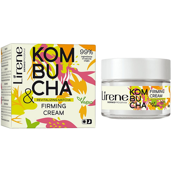 Lirene Kombucha & Revitalizing matcha firming cream 50 ml