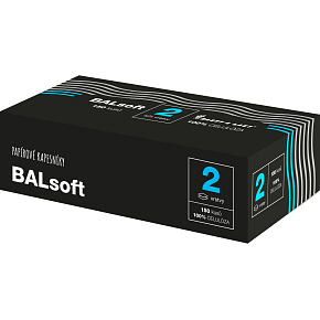 BALsoft 2-ply paper tissues in a box, 150 pcs