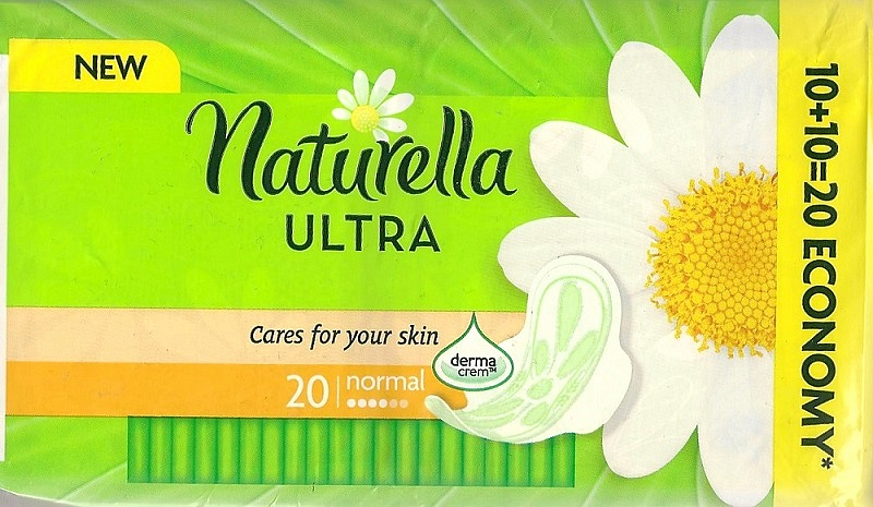 Naturela Normal Naturella Ultra Normal with Chamomile sanitary pads 20 pieces - VMD ...
