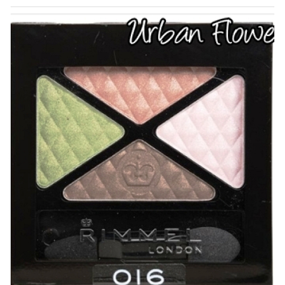 Rimmel London Glam Eyes quad eye shadow 016 Urban Flower 4 g