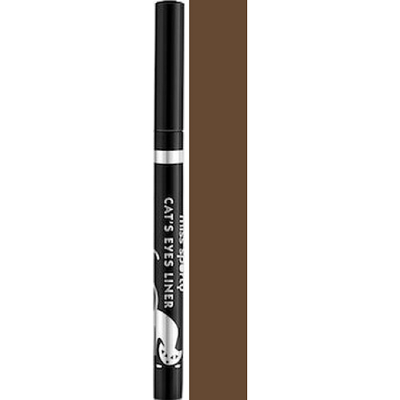 Miss Sports Cat with eyeliner in marker 002 Miaowww Brown 1.6 g
