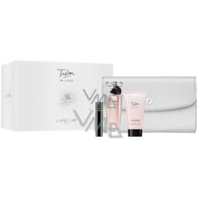 Lancome Trésor In Love perfumed water for women 50 ml + body lotion 50 ml + mascara 2 ml + bag, gift set