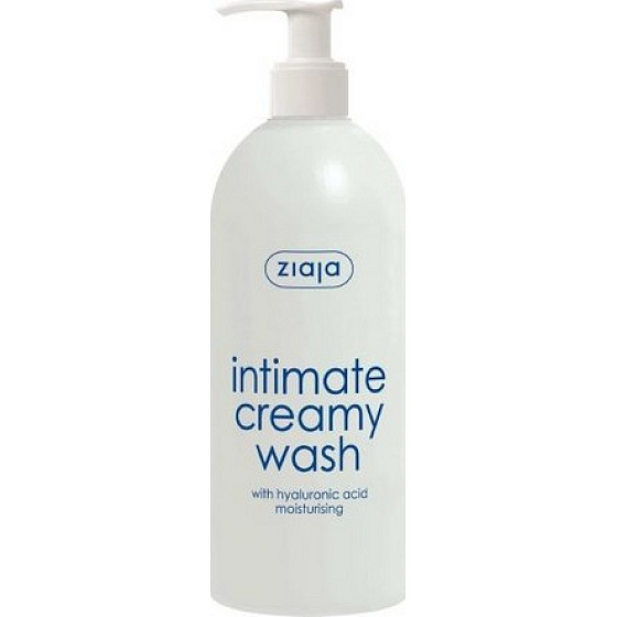 Ziaja Intima Hyaluronic Acid Moisturizing Creamy Intimate Hygiene Dispenser 500 ml