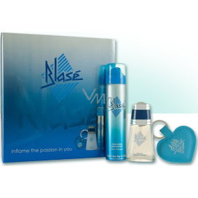 Blasé Blase eau de toilette 30 ml + deodorant spray 75 ml + heart keychain, gift set