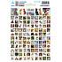 Sheet of School Mini Stickers Dogs