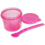 First Steps Travel Feeding Set Orange 3 Containers + Spoon