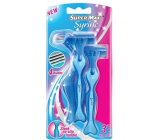 Super-Max Syrine 4-blade shaver for women 3 pieces