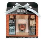 Bohemia Gifts Rum cosmetics shower gel 100 ml + handmade solid soap (shot) + oil bath 100 ml, cosmetic set