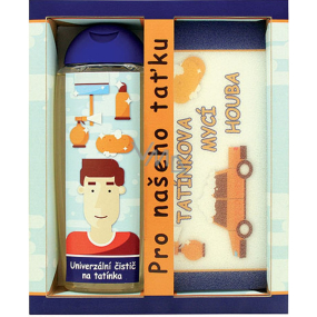 Bohemia Gifts Pro dad's shower gel 300 ml and dad's washing sponge