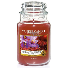 Yankee Candle Vibrant Saffron - Living saffron scented candle Classic large glass 623 g