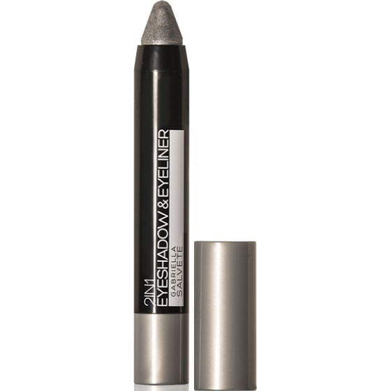 Gabriella Salvete Eyeshadow & Eyeliner 2in1 Metallic Eyeshadow and Pencil 01 Gray 3.5 g