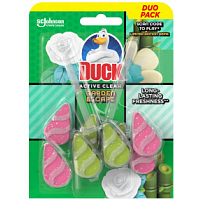 Duck Active Clean Tropical Sunshine wall-hung toilet cleaner with a scent of 38.6 g