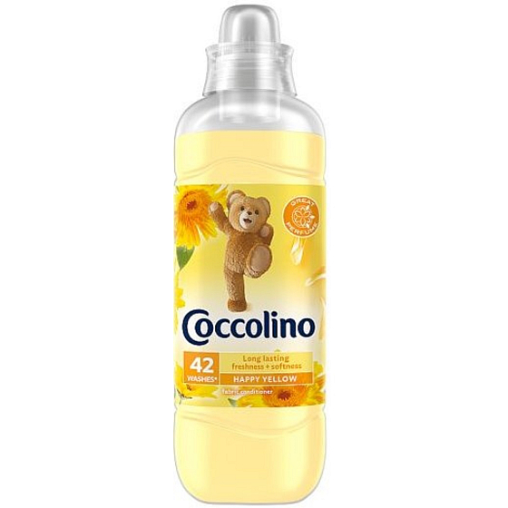 Coccolino Happy Yellow concentrated fabric softener with long-lasting fragrance after washing 42 doses 1.05 l