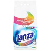 Lanza Fresh & Clean Color washing powder for colored laundry maintains color intensity, with a pleasant scent of 90 doses of 6.3 kg