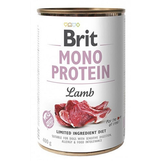 Brit Mono Protein Lamb Complete dog food 400 g