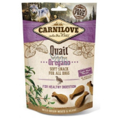 Carnilove Dog Quail with oregano delicious crispy treat for all dogs for healthy digestion 200 g