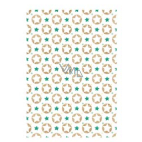 Ditipo Gift wrapping paper 70 x 200 cm white stars