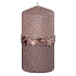 Arome Star ribbon candle brown cylinder 60 x 120 mm 260 g